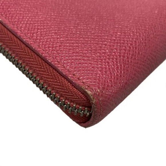 LOEWE Anagram - Pink Leather Long Wallet - Picture 10 of 11